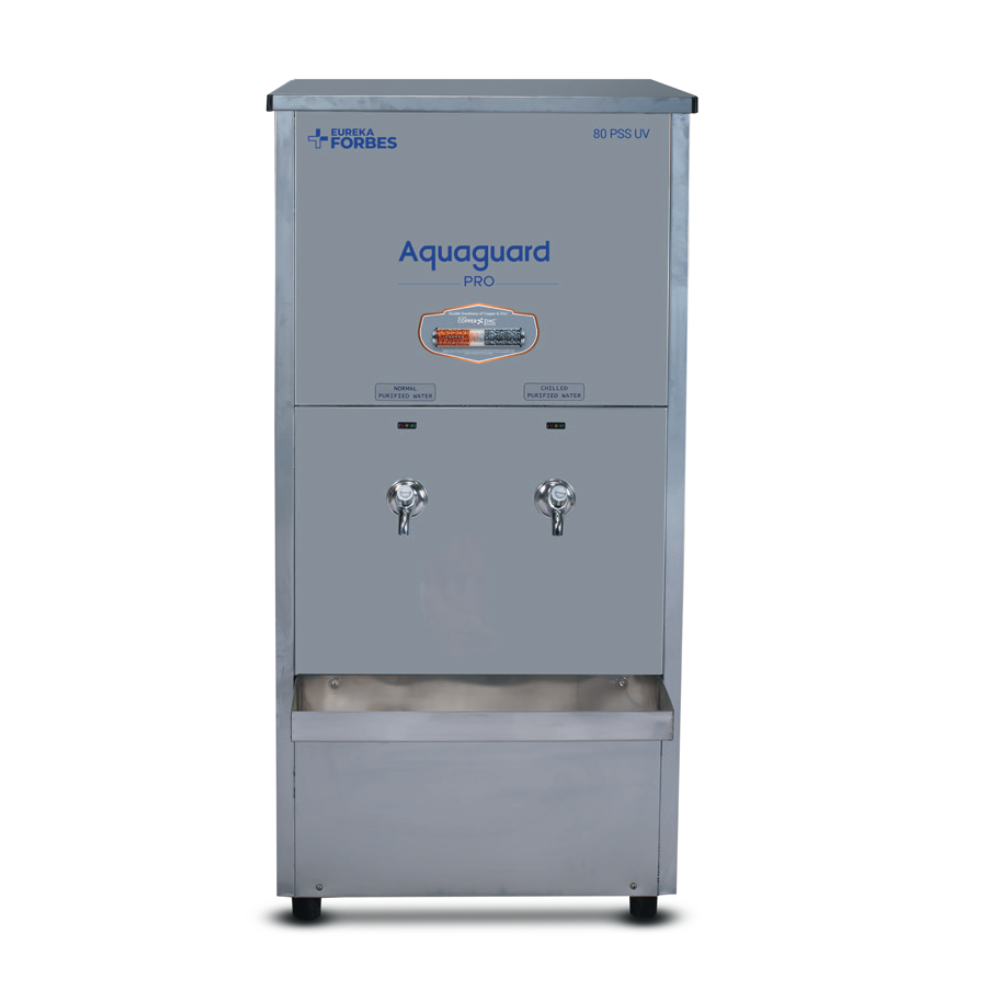Front View of Aquaguard Pro Pure Chill 80 PSS | UV Light Water Filter Cooler
