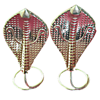 Brass/Bronze Naga Padigalu Medium Size for Gifting/Pooja Pack of 2 Padigalu
