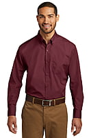 W100 CAMISA CABALLERO ML PORT AUTHORITY CAREFREE