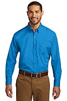 W100 CAMISA CABALLERO ML PORT AUTHORITY CAREFREE