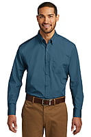 W100 CAMISA CABALLERO ML PORT AUTHORITY CAREFREE