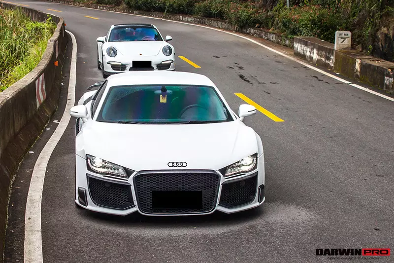 2006–2015 Audi R8 DPGT Style Front Bumper | Coupe & Spyder Fitment