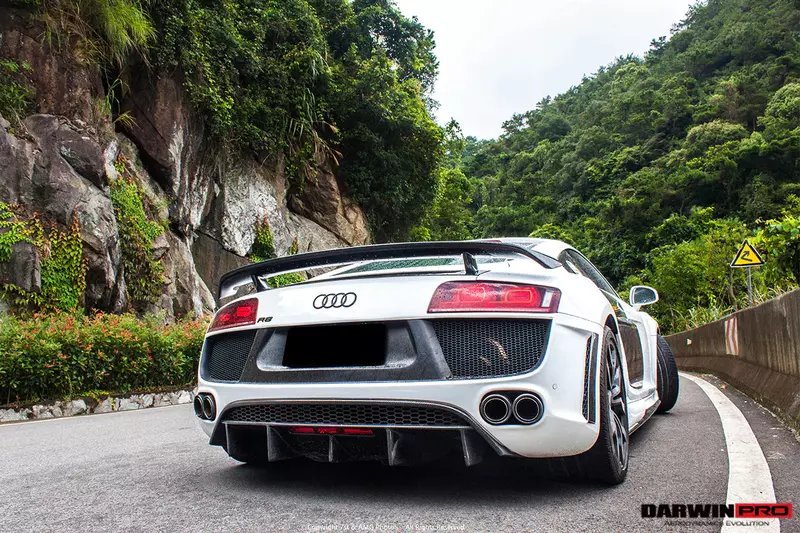 2006–2015 Audi R8 Coupe DPGT Trunk Spoiler Wing | Carbon Fiber Aero Upgrade
