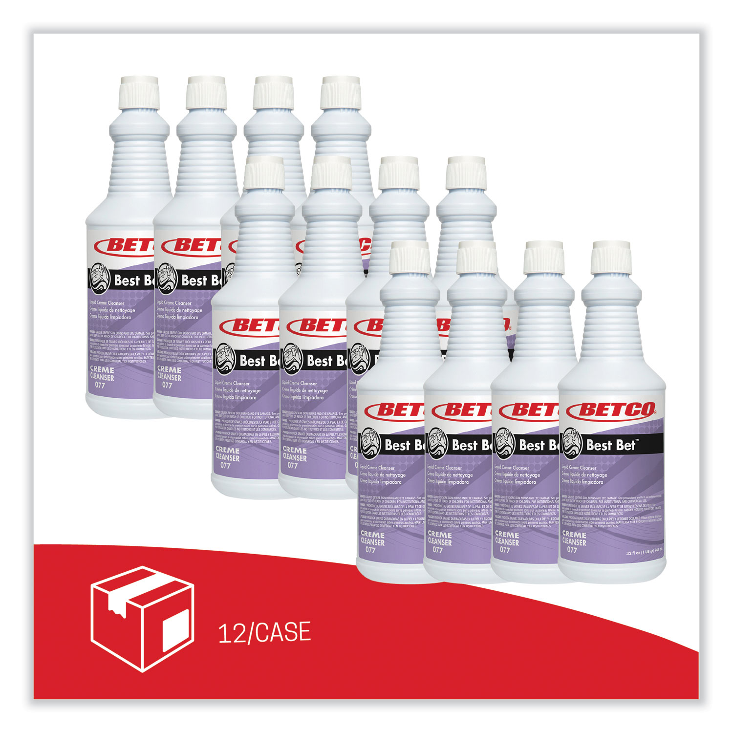 Best Bet Liquid Creme Cleanser, Mint, 32 oz Bottle - 12/Case