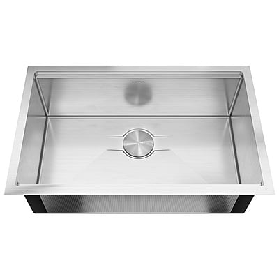30-inch Large Single Bowl, 16g LZ Series, Workstation 839086 30-inch Large Single Bowl, 16g LZ Series, Workstation 839086