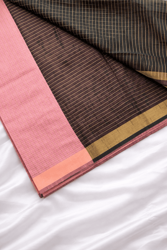 Semi Raw Silk - Pink