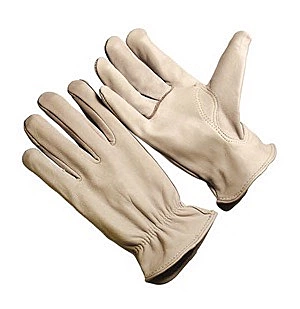 Premium grade, goatskin driver, keystone thumb, leather hem
