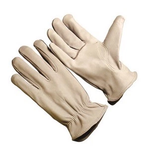 Premium grade, goatskin driver, keystone thumb, leather hem
