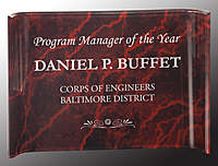 Marble Crescent Acrylic