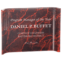 Marble Crescent Acrylic