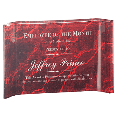 Marble Crescent Acrylic