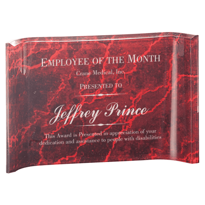 Marble Crescent Acrylic