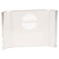 Clear Crescent Acrylic