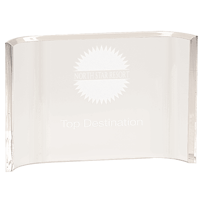 Clear Crescent Acrylic