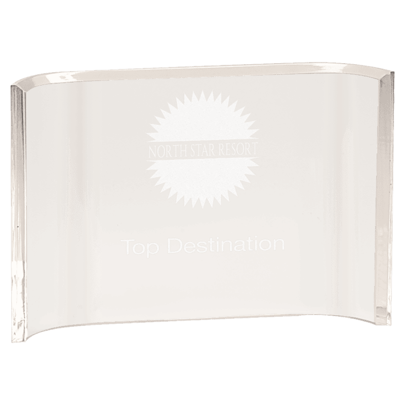 Clear Crescent Acrylic