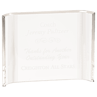 Clear Crescent Acrylic