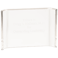 Clear Crescent Acrylic