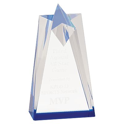 Sculpted Star Acrylic