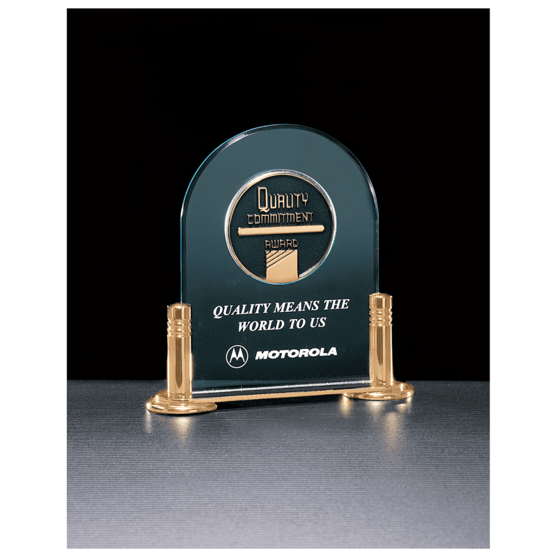 Airflyte Series Jade Acrylic w/-Plated Brass Base and 2 1/2" CAM Insert