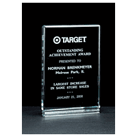 Classic Series Jade Acrylic Free Standing Award