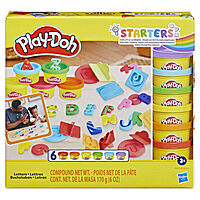 Play-Doh Fundamentals ABC Tool Set with 6 Non-Toxic Colors