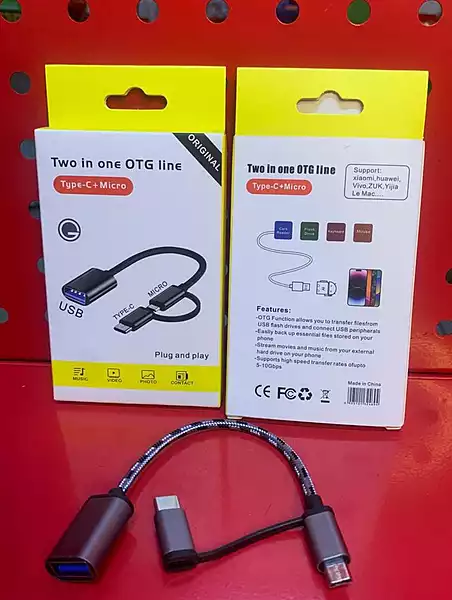 TWO IN ONE TYPE-C & MICRO OTG