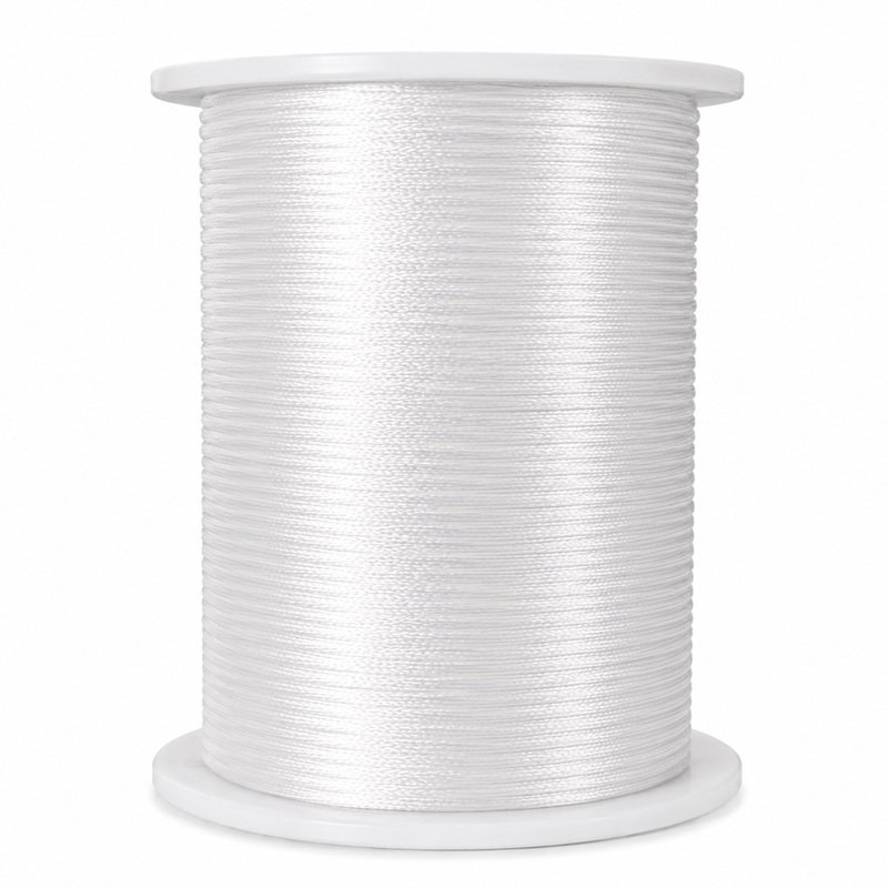 Cordon Seda 01 Blanco Rollo X 144 Yardas Cordon Seda 01 Blanco Rollo X 144 Yardas
