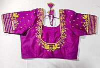 J178: Ready To Ship Beautiful Pure Mysore Silk Saree With Stitched Embroidery Work Blouse J178: Ready To Ship Beautiful Pure Mysore Silk Saree With Stitched Embroidery Work Blouse