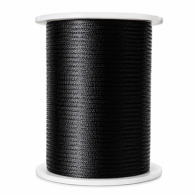 Cordon Seda 02 Negro Rollo X 144 Yardas