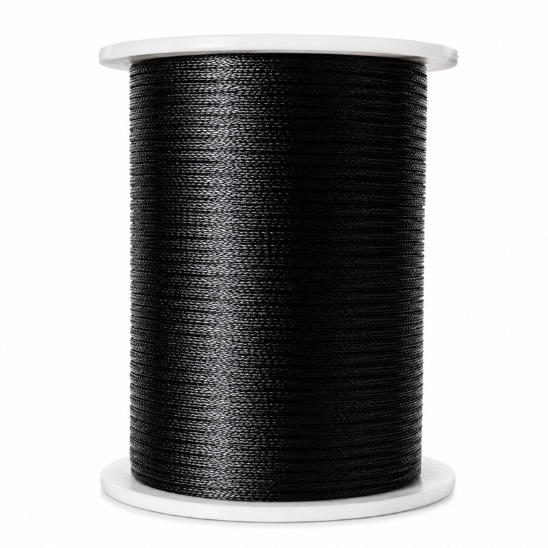 Cordon Seda 02 Negro Rollo X 144 Yardas Cordon Seda 02 Negro Rollo X 144 Yardas