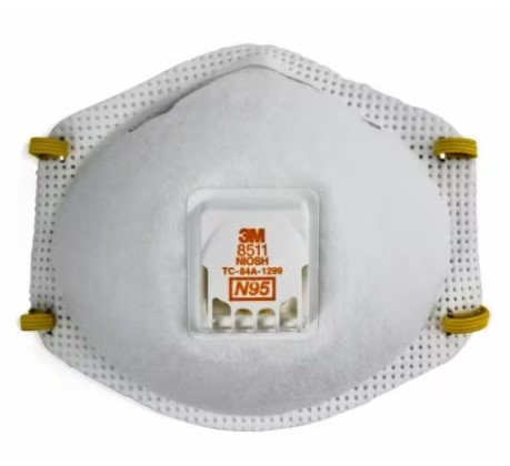 3M 8511 Particulate Respirator ,N95, Cool flow, Pack of 10