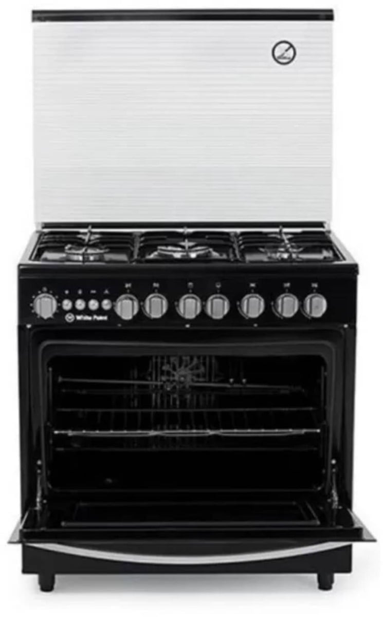 بوتجاز العبد 60×80 نص امان اسود مروحةWPGC8060BHSAN