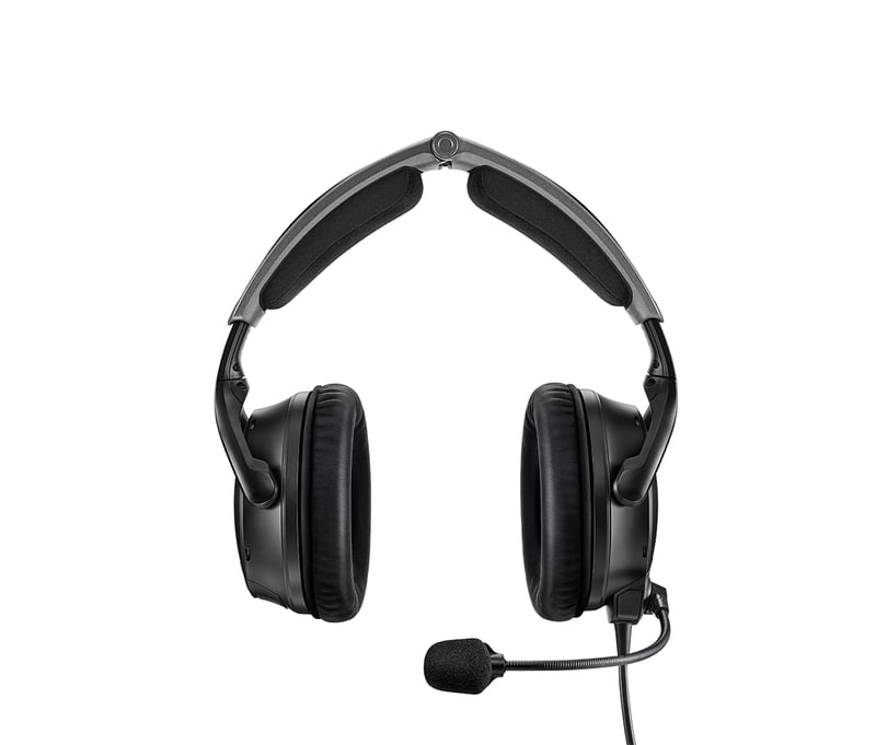 A30 Headset, XLR5, Straight Cable, Flex Power, Non BT
