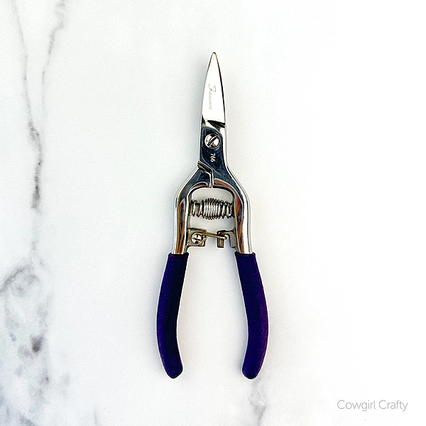 Rag Quilt Spring-Action Locking Scissor Snips 6-1/2in #766SP