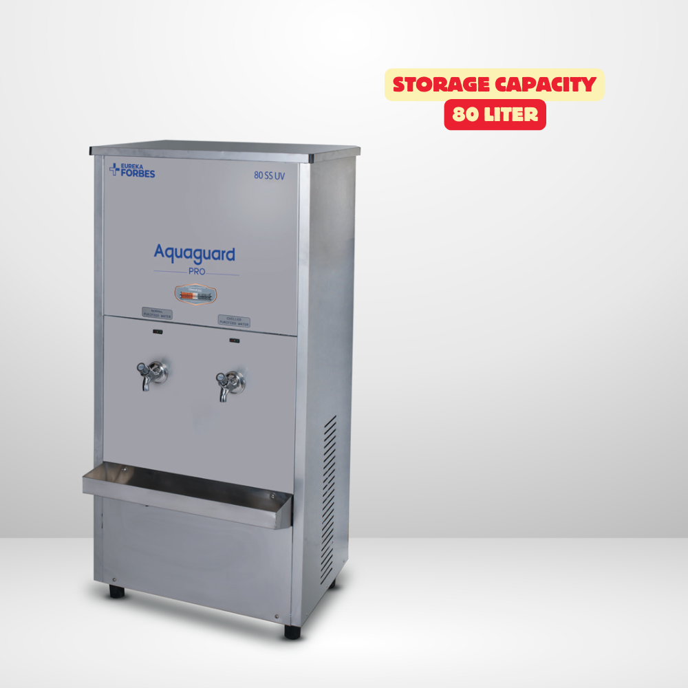 Stainless steel UV filtered water cooler Aquaguard for industry
