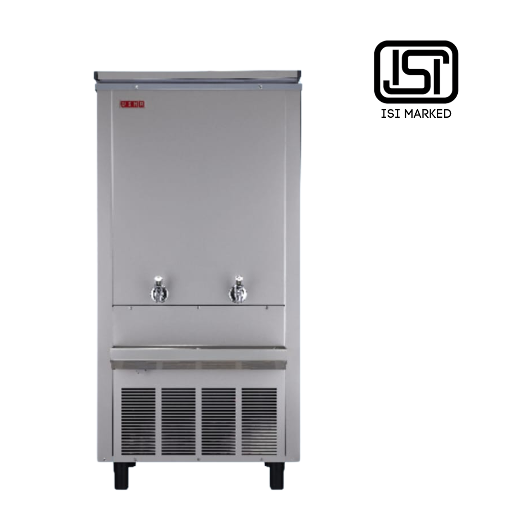 Usha water cooler SS150150RC, SS304 steel body, high capacity.
