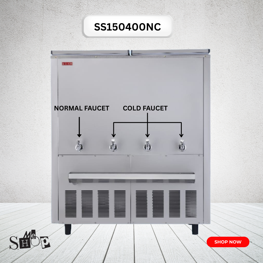 Massive capacity Usha SS150400NC water cooler for industrial use.