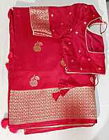 J172: Ready To Ship Beautiful Soft Silk Saree With Stitched Blouse J172: Ready To Ship Beautiful Soft Silk Saree With Stitched Blouse