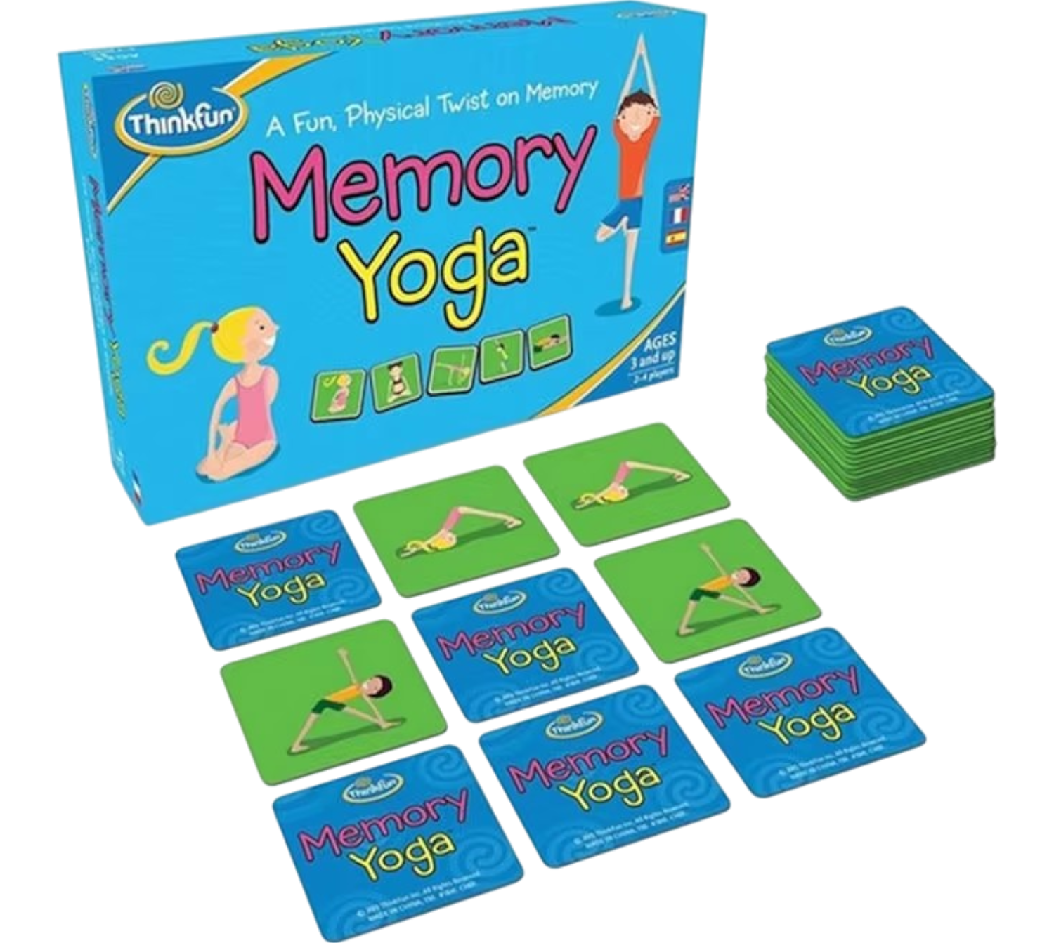 JUEGO DE MEMORIA YOGA 36 CARTAS