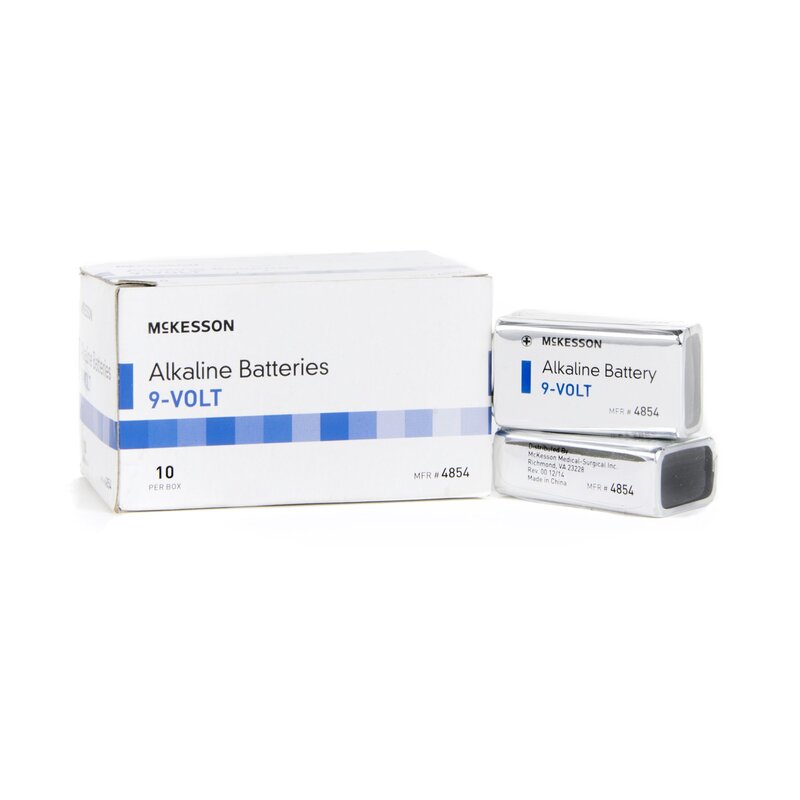 McKesson Alkaline Battery 9V 9 Volt Disposable (BX/10EA)