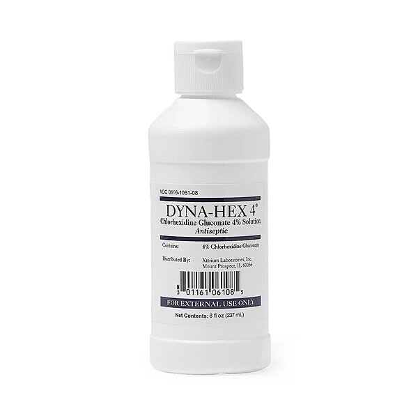Dyna-Hex 4® Surgical Scrub Solution – 8 oz Bottle, 4% CHG