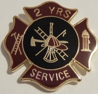 Firefighter Stock Service Award Pin