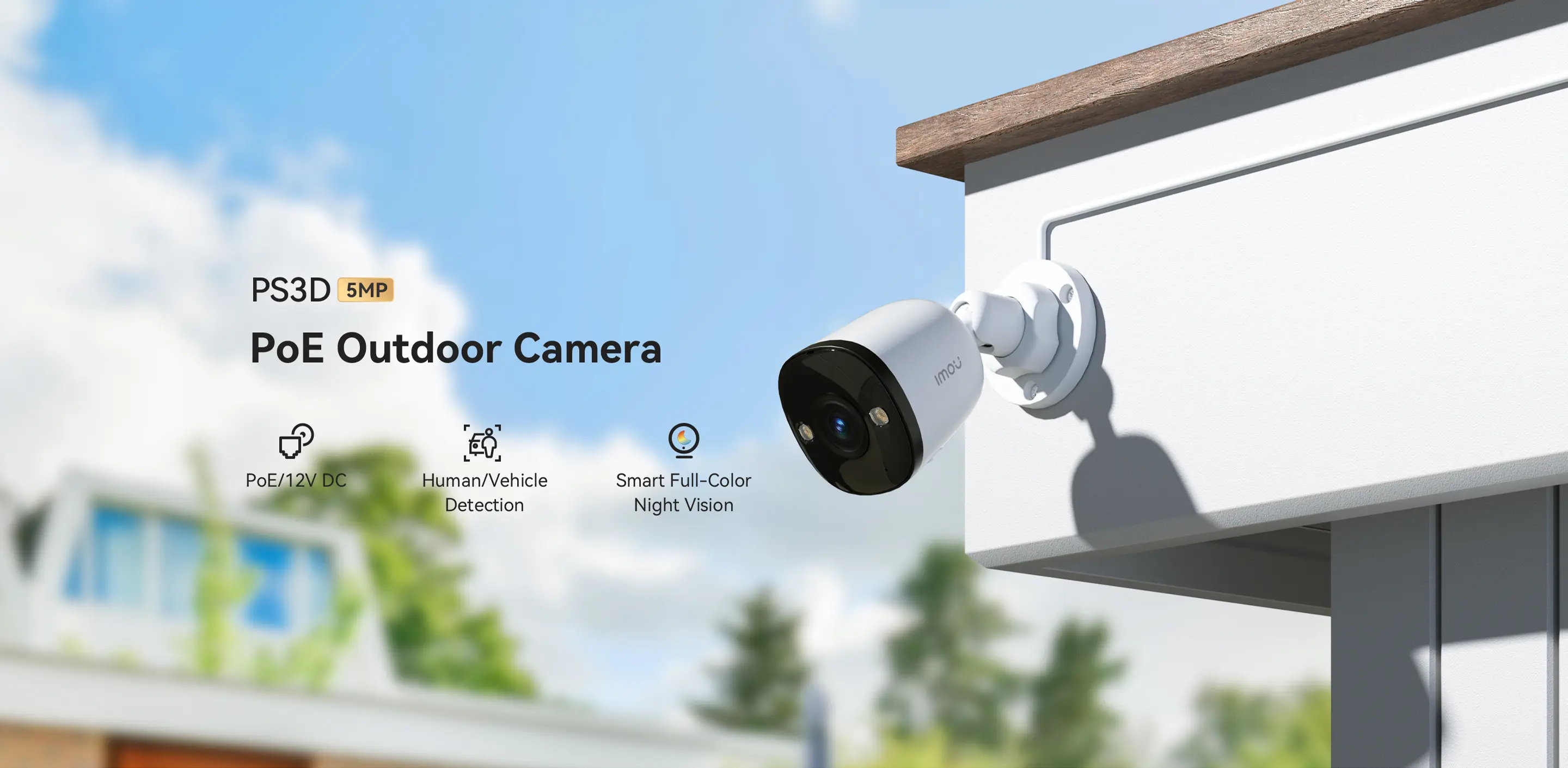 PS3D (5MP-PoE-Bullet-Mic) Camera