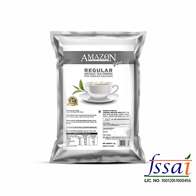 AMAZON Plus Regular 3 in 1 Instant Tea Plain Plus Premix-1000Gram