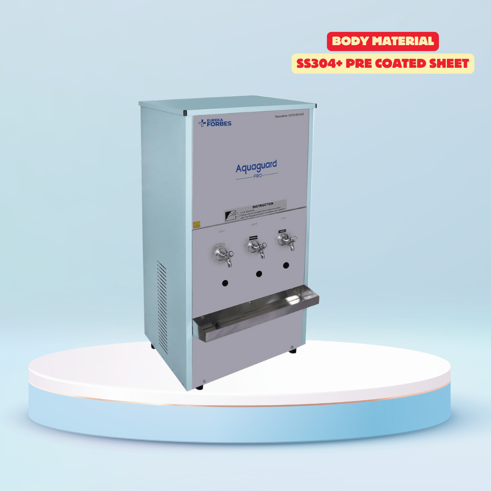 Stainless Steel Tank RO Water Purifier Aquaguard Pro Thermapure 120 PSS RO ACH