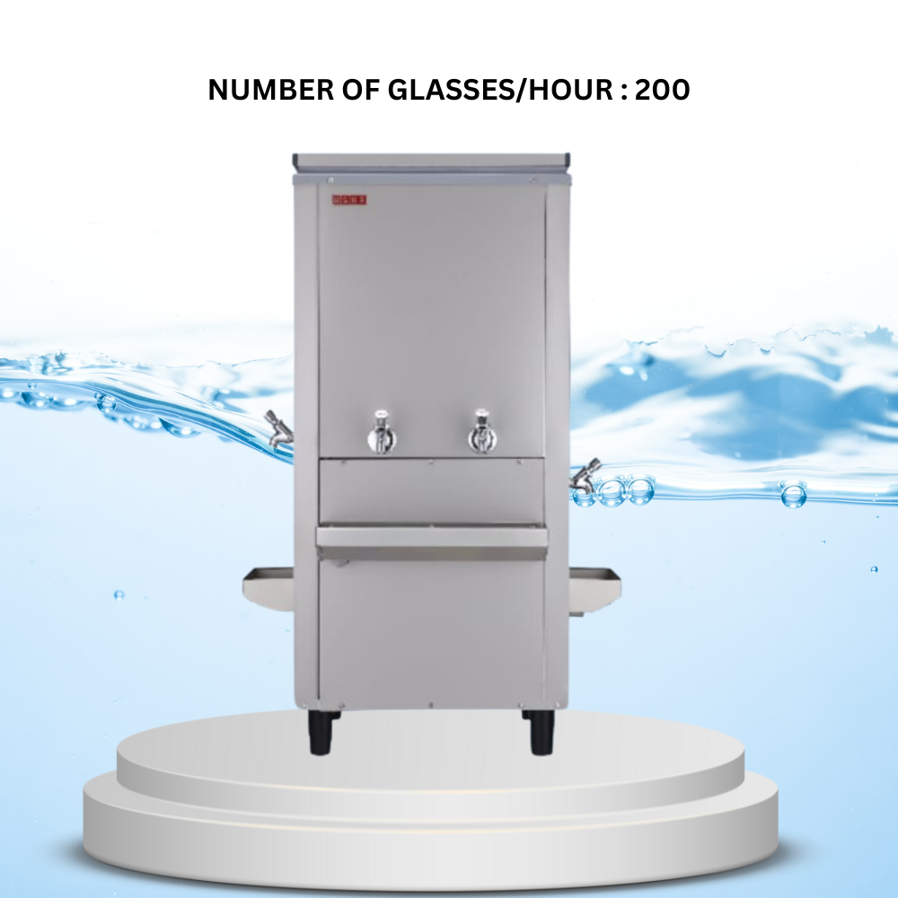 Usha Stainless Steel Water Cooler SS4080 Multifaced Faucets