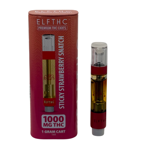 ELFTHC premium cart Sticky Strawberry Snatch