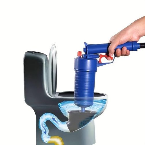 HIGH PRESSURE DRAIN CLOG REMOVER TOILET PLUNGER SET WITH 4 SUCTION CUPS