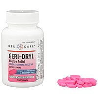 Geri-Dryl® Allergy Relief Diphenhydramine HCl 25 mg Tablets, 100 Count