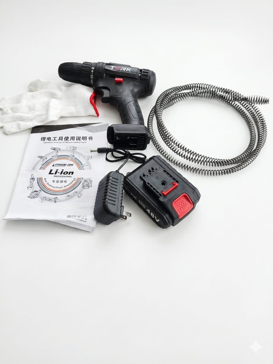RECHARGEABLE WIRELESS FLEXIBLE SPRING DRAINAGE DREDGER